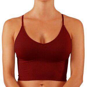 NWT Set 4pcs Criss Cross Bralette Crop Top Removable Padding